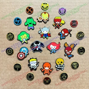 Ultimate 27x Disney Marvel Trading Pin Set Avengers Disney Pins Kawaii Character - Picture 1 of 24