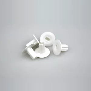 2 X White Twin Cable Tidy Hole Grommet / Bushes For Sky + HD Shotgun Coax Cable - Picture 1 of 4