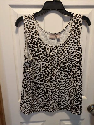 CHICO'S Sz. 2 Animal Print Sleeveless top - Image 1 of 4