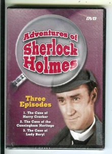 ADVENTURES OF SHERLOCK HOLMES, 3 Ronald Howard UK TV shows on DVD in case - Picture 1 of 1
