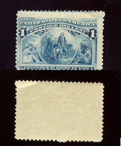 US  STAMP  SC230 1 CENT 1893 COLUMBIAN ISSUE BLUE (ST242) MNH  - Picture 1 of 2