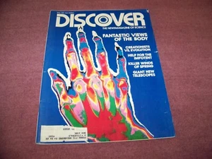 Vintage Discover Magazine 1981 Fantastic Views Of The Body / Telescope Race - Picture 1 of 5