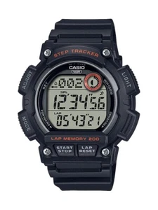 Casio WS-2100H-1AVKC Men's Step Tracker Digital Watch Black Resin Round Watch WR - Picture 1 of 1
