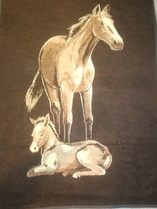Vintage Borbo Dolan Reversible Horse Blanket 77" x 57" Made in W Germany - Picture 1 of 7