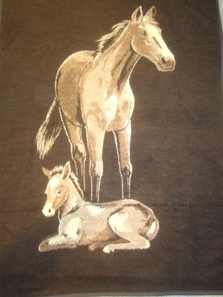 Vintage Borbo Dolan Reversible Horse Blanket 77" x 57" Made in W Germany - Image 1 of 4