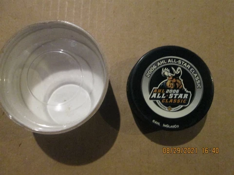 AHL Manitoba Moose Vintage 2006 All Star Classic Team Logo Hockey Puck Cover