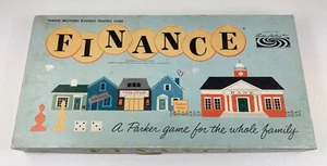 Finance Board Game 1962 Parker Brothers No 100 Vintage - Picture 1 of 11