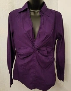 Camisa blusa Worthington para mujer talla S pequeña púrpura - Imagen 1 de 4