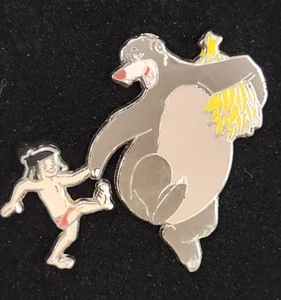 Disney Pin Jungle Book Mowgli Baloo Dancing with Bananas LE 300 DS 64462 - Picture 1 of 6