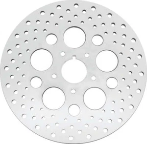 Bikers Choice Fits 84-99 Big Twin & XL 11.5 Inch Front Drilled Stainless Rotor R - Picture 1 of 1