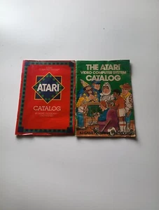 2 Original Vintage ATARI Video GAME PROGRAM CARTRIDGE CATALOG 1981 - Picture 1 of 4