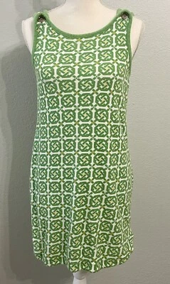 Vestido de Colección Juicy Couture Y2K Verde Blanco Estampado Terry Tela Encubrimiento Talla S Foto 1 de 4