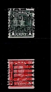 Canada Scott #179 & 183, Singles 1930-31 FVF Used - Picture 1 of 1