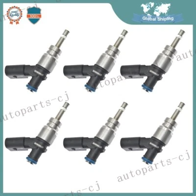 Inyectores de combustible 6 piezas para Audi A4 A5 A6 Q5 2008-2011 3,2 L V6 06E906036E 079906036C Foto 1 de 4