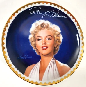 Marilyn Monroe Schimmer und Chiffon Sammlerplatte 7 in goldener Sammlung 1996 - Bild 1 von 6