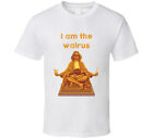 The Big Lebowski The Dude On The Rug I Am The Walrus Quote T Shirt