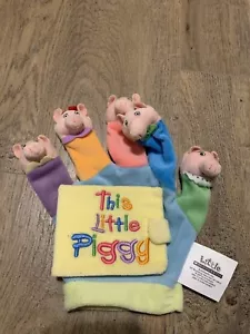 Little Scholastic Dieses kleine Schweinchenbuch Plüschhandschuh Hand Fingerpuppe - Bild 1 von 5