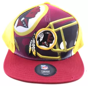 NFL Team Headwear Youth Apparel Washington Redskins Snapback Baseball Hat Cap - Picture 1 of 9