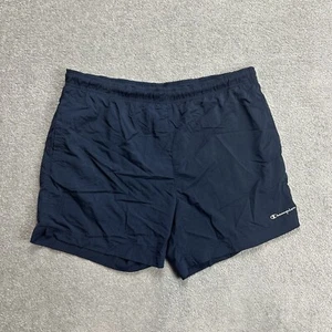 CHAMPION Herren Badehose Badeshorts Gr. XL Beach Shorts Boxer Logo 19811 Blau - Bild 1 von 6