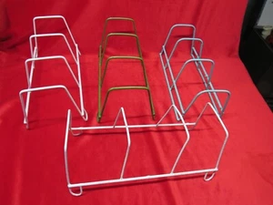 Vintage Lot Of 4 MCM Rubber Coated Wire Dish/Plate Drying Rack. - Picture 1 of 21