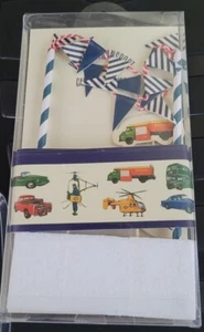 Vintage Transport Vehicles Birthday Cake Topper Brand New Cake Decorations - Picture 1 of 2