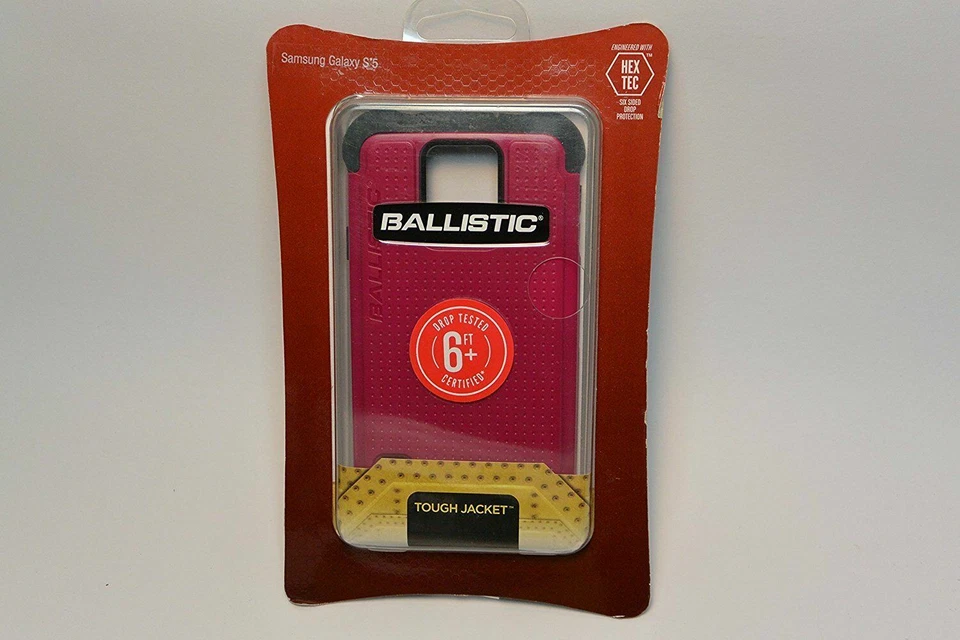 Ballistic Samsung Galaxy S5 Tough Jacket Hard Cover Case - Mulberry Purple/Gray - Image 1 of 4