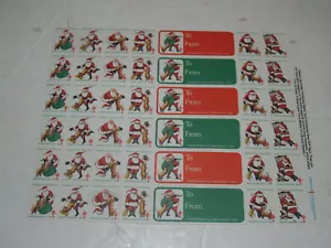 Kompletter Bogen mit 36 Weihnachtssiegel Briefmarken - 1982 plus 6 bis von Etiketten - Bild 1 von 4