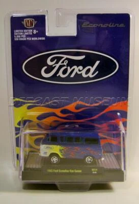 1965 '65 FORD ECONOLINE DELIVERY VAN GASSER W/ FLAMESH M2 MACHINES DIECAST 2022 - Image 1 of 2