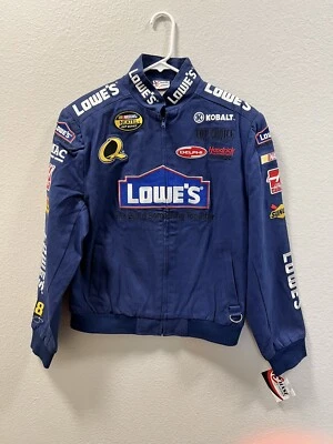Chaquetas Chase Authentics Jimmie Johnson Lowes Nascar para mujer azul talla grande Foto 1 de 4