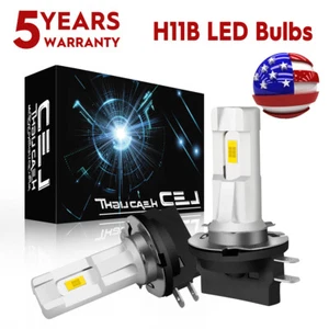 2PC H11B 3570 LED Headlight Bulbs Kit 6500K White For 2011-2014 Opel Corsa D - Picture 1 of 12