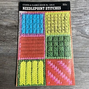 VTG Coats and Clarks Needlepoint Stitches Book No. 226-A - Picture 1 of 5