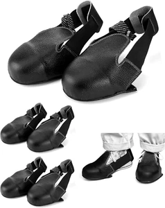 Steel Toe Cap Safety Overshoes Workplace Anti-Smash Cover with Adjustable Str... - Picture 1 of 1