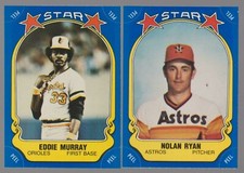 1981 FLEER STAR STICKERS BASEBALL - YOU PICK #1 - #125 **** FREE SHIPPING ****