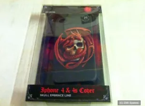 Skull Embrace Schutzhülle Hülle Case für Apple iPhone 4 / 4S, Red Dragon, NEU - Bild 1 von 1