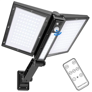 Lampione stradale solare a LED con sensore di movimento PIR lampione stradale luce solare - Foto 1 di 8