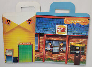 1989 Burger King Matchbox Hot Wheels Vtg Fast Food Empty Happy Meal Kids Box