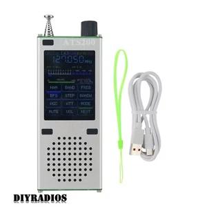 ATS200 Full Band Radio Receiver Portable SSB LSB FM AM with 2.4'' TFT Screen - Picture 1 of 7