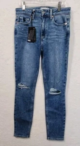 Paige Women's sz 27 Hoxton Ankle Jeans Medium Wash Walkabout Destructed NWT - Picture 1 of 17