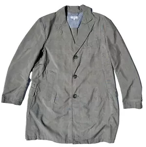 Engineered Garments Lightweight Mens Duster Gray Plaid Overcoat S - Picture 1 of 6