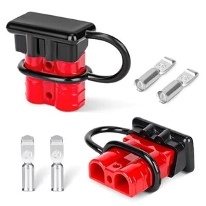 50A-350A Battery Quick Connect Disconnect Electrical Plug Kit For Winch Trailer - Foto 1 di 21