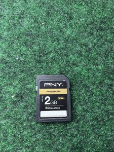 PNY Premium 2GB SD Genuine Camera Memory Card Used - Picture 1 of 5