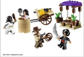 LEGO 7195 Indiana Jones Raiders of the Lost Ark Ambush in Cairo