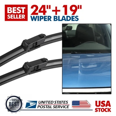 New Windshield Wiper Blades Front For Volkswagen CC 2013-2017 28"+14" All Season - Image 1 of 4