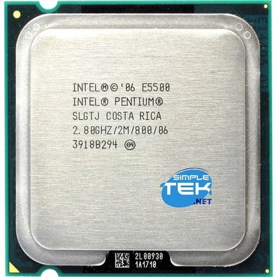 Intel Pentium E5500 2.80GHz SLGTJ Socket LGA775 Refurbished - Image 1 of 4