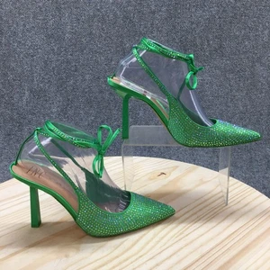 INC International Concepts Heels Women 9.5M Sandaze Gladiator Green Stiletto NEW - Picture 1 of 18