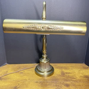 Bronze Goose Neck Table-Desk Lamp Original 1940s Mid-century Art Deco - Picture 1 of 14
