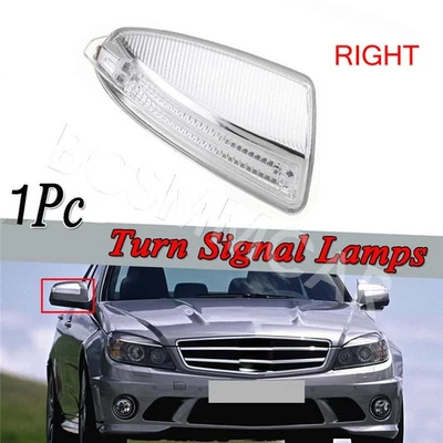 ESPEJO RETROVISOR PUERTA INTERMITENTE LENTE LUZ Apto para MERCEDES BENZ C63 AMG 2008-2011 Foto 1 de 4
