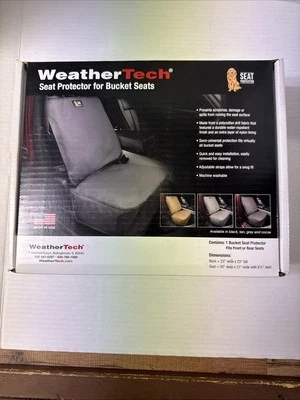 WeatherTech Bucket Seat Protector in Tan SPB002TN for Trucks Cars SUVs Foto 1 de 4