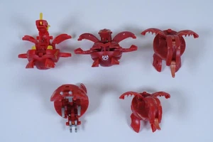 5x Red Pyrus Bakugan Battle Brawlers Klawgor 620g Neo Dragonoid 550g ecc - Foto 1 di 6