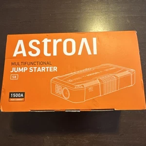 AstroAI Multifunctional Portable Jump Starter 1500A Peak Current - OPEN BOX - Picture 1 of 4